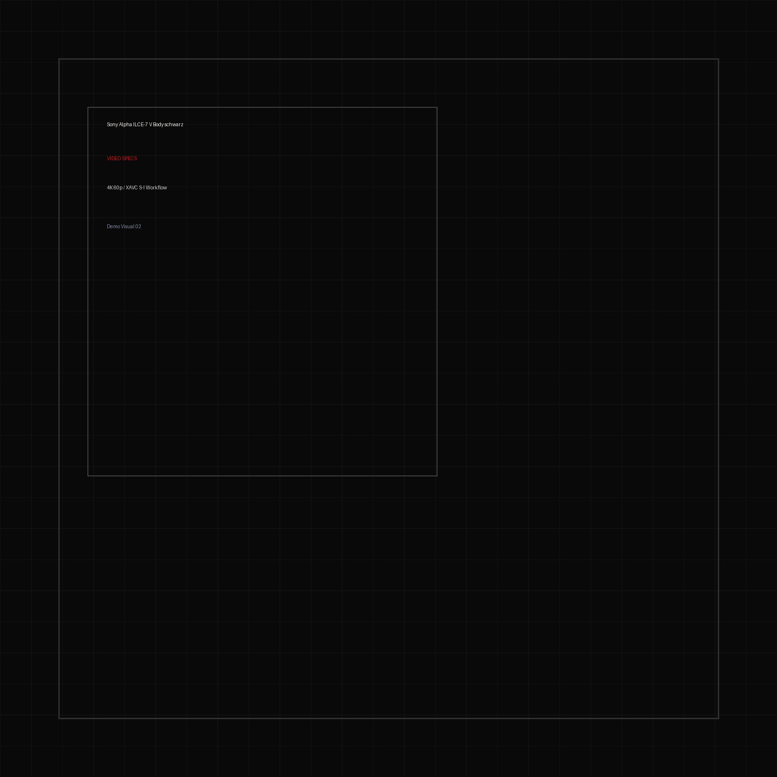 Sony Alpha ILCE-7 V Body schwarz 2